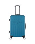 Valise Moyen Séjour 4 roues doubles Archie 65 cm bleu paon