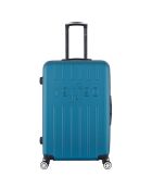 Valise Long Séjour 4 roues doubles Archie 75 cm bleu paon