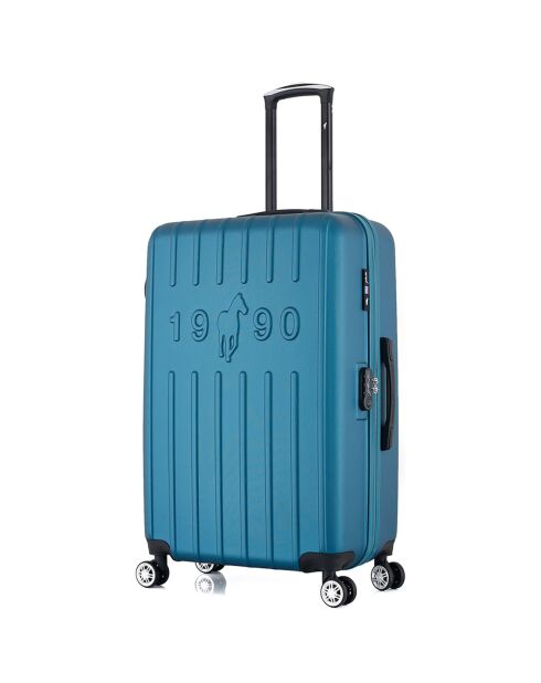 Archie Long Stay koffer met 4 dubbele wielen 75 cm pauwblauw