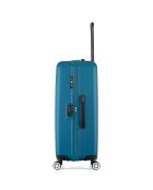 Valise Long Séjour 4 roues doubles Archie 75 cm bleu paon