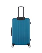 Valise Long Séjour 4 roues doubles Archie 75 cm bleu paon