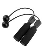 Corde à sauter noire - 7x7x0.8 cm
