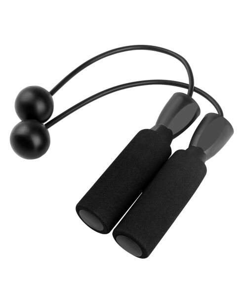 Corde à sauter noire - 7x7x0.8 cm