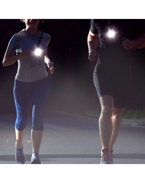 Harnais de Sport avec Lumières LED Safelt noir - 10.5x10x4 cm
