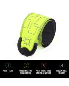 Bracelet LED jaune - 35x36x2 cm