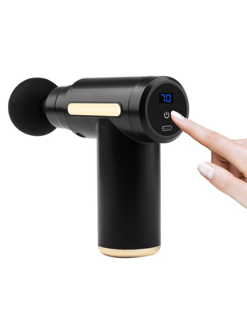 Mini pistolet de massage noir