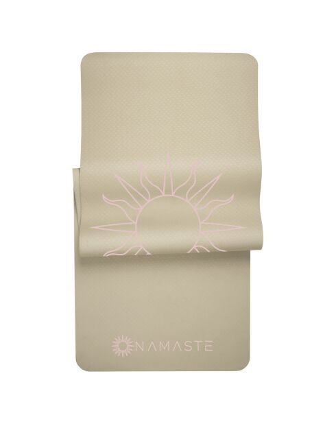 Tapis de sport mat beige - 181x61x0.5 cm