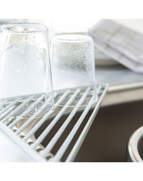 Escurridor de esquina blanco Tower, 30 x 15 x 0,8 cm