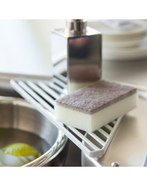 Escurridor de esquina blanco Tower, 30 x 15 x 0,8 cm