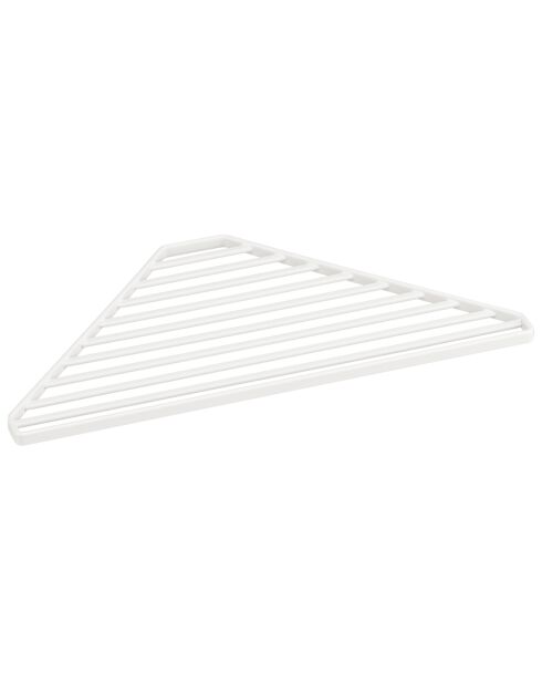 Escurridor de esquina blanco Tower, 30 x 15 x 0,8 cm