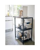 Etagère de rangement Tower noire - 60x46.5x90 cm