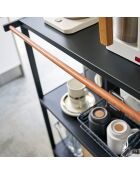 Etagère de rangement Tower noire - 60x46.5x90 cm