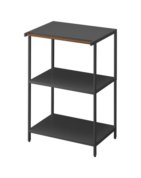 Etagère de rangement Tower noire - 60x46.5x90 cm