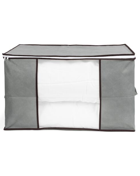 3 bolsas de almacenamiento grises de 90 l