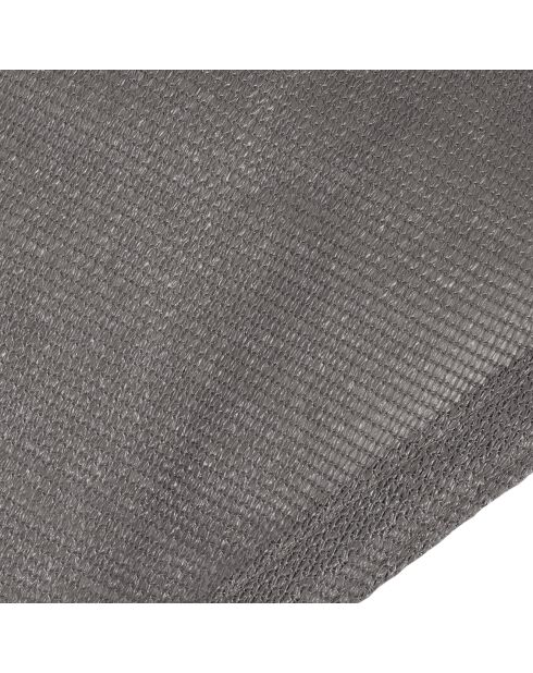 Voile d'ombrage rectangulaire gris - 4x3 m