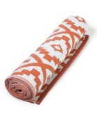 Tapis extérieur vahine terracotta - 270x370 cm