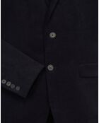 Veste habillée velours slim marine