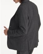 Veste de Costume en Laine mélangée anthracite