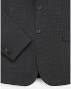 Veste de Costume en Laine mélangée anthracite
