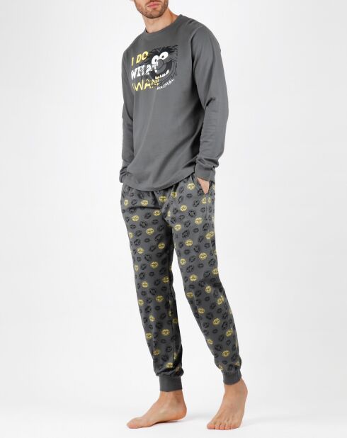 Pyjama Animal imprimé gris