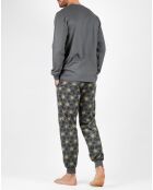Pyjama Animal imprimé gris