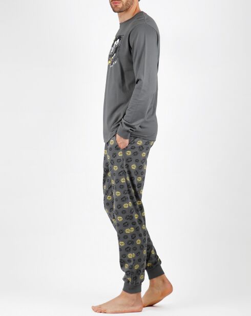 Pyjama Animal imprimé gris