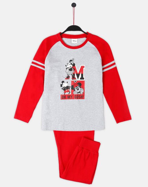 Pigiama M&M Oh my gosh rosso/grigio