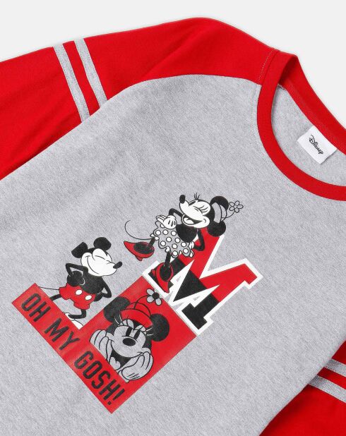 Pigiama M&M Oh my gosh rosso/grigio