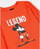 Mickey Legend Schlafanzug orange/beige