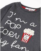 Grijze pyjama Pop Corn Big Fan