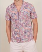 Chemise Slim Slam reverse floral