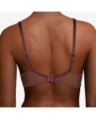 Soutien-gorge coque Push-Up Waltz marron cardinal