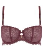 Soutien-gorge corbeille balconnet Waltz marron cardinal