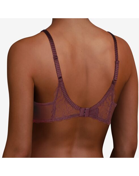 Soutien-gorge corbeille balconnet Waltz marron cardinal