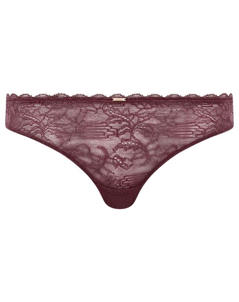 Tanga Waltz marron cardinal