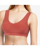 Brassière sans armatures padded Softstretch orange peach