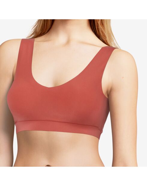 Brassière sans armatures padded Softstretch orange peach