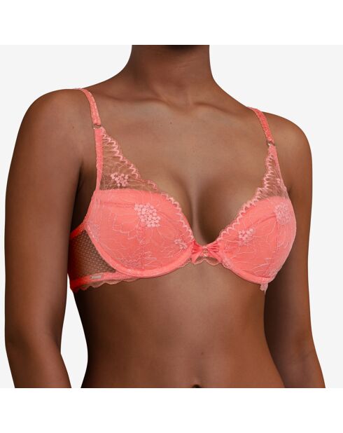 Soutien-gorge coques Push-Up avec mousse Opéra rose goyave