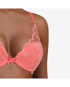 Soutien-gorge coques Push-Up avec mousse Opéra rose goyave