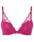 Soutien-gorge coques Push-Up avec mousse Opéra rose bengale