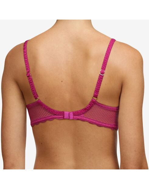 Soutien-gorge coques Push-Up avec mousse Opéra rose bengale