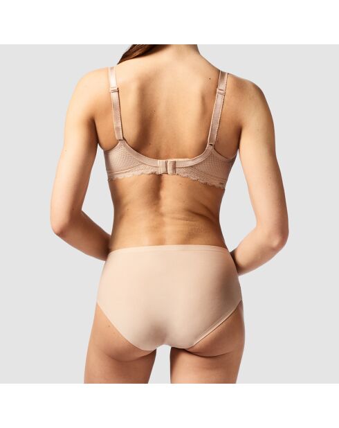 Soutien-gorge coques enveloppant spacer Parisian nude