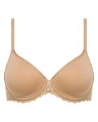 Soutien-gorge coques enveloppant spacer Parisian nude