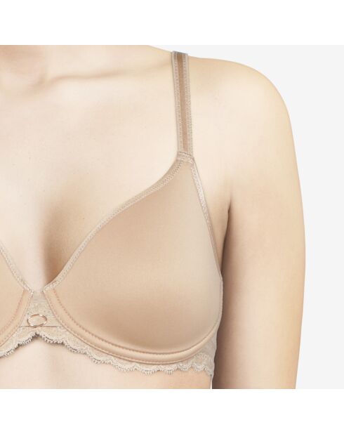 Soutien-gorge coques enveloppant spacer Parisian nude