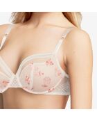 Soutien-gorge enveloppant Réaumur blanc talc