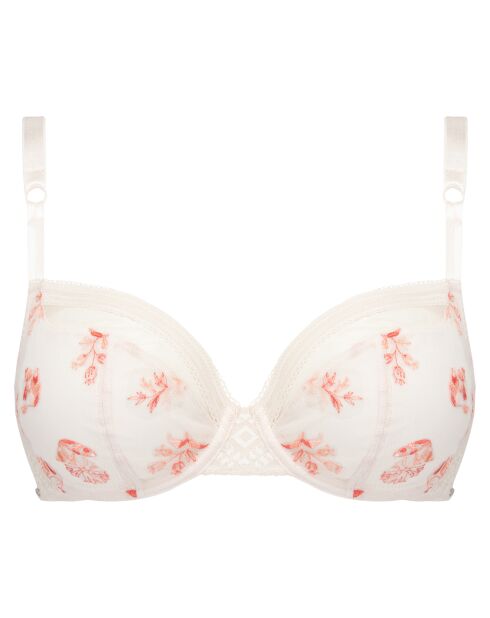 Soutien-gorge enveloppant Réaumur blanc talc