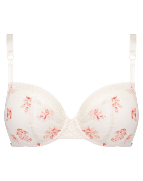 Soutien-gorge enveloppant Réaumur blanc talc