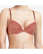 Soutien-gorge coques push-up avec mousse Réaumur rose canyon