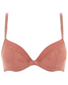 Soutien-gorge coques push-up avec mousse Réaumur rose canyon