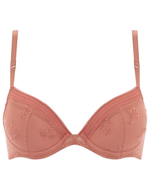 Soutien-gorge coques push-up avec mousse Réaumur rose canyon